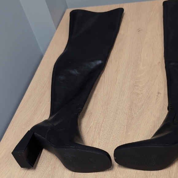 Open Edit Briar Size 6.5M Black Over-the-Knee Boots. New Without Box - Picture 5 of 16
